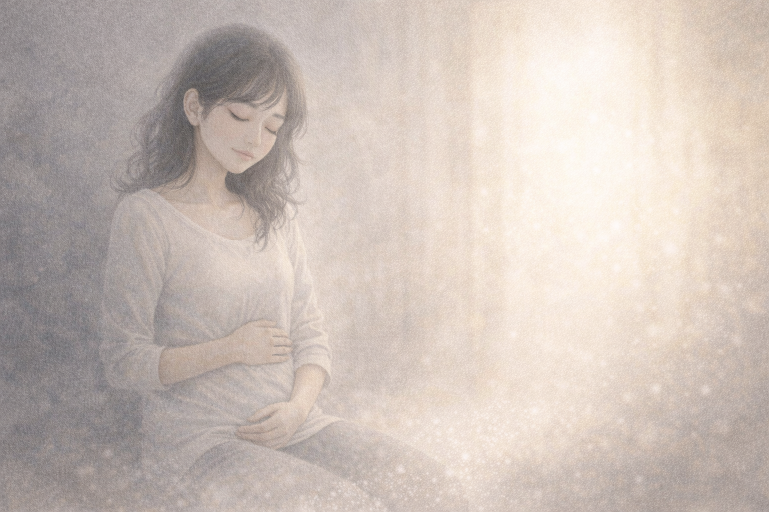 生理前の停滞期で体重が増えた不安と向き合う全盲ママのダイエット体験イラスト